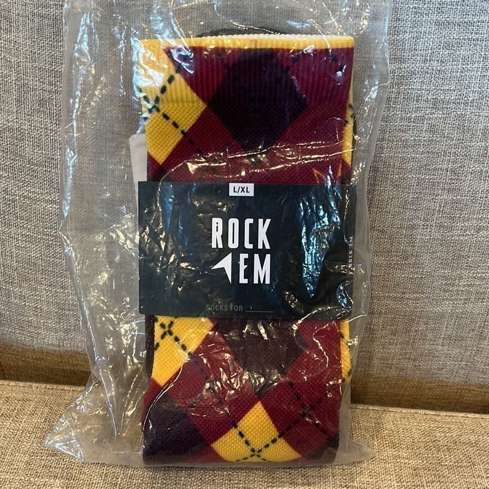 NCAA Super Premium College Fan Socks Arizona State University Socks New! - Picture 2 of 7